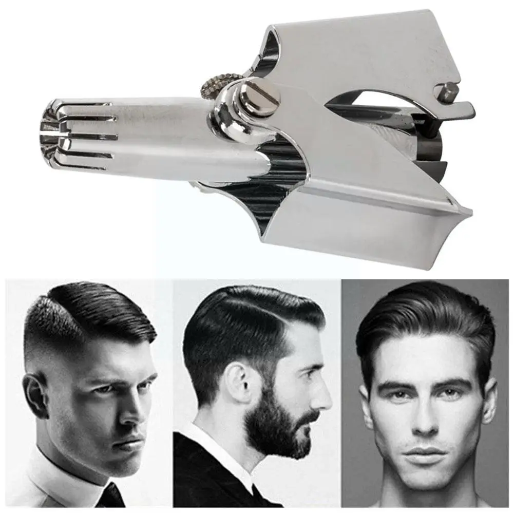 

Nose Hair Trimmer Portable Vibrissa Manual Nose Hair Cutter Steel Portable Trimmer Shaver Nose Washable Nasal I5h7