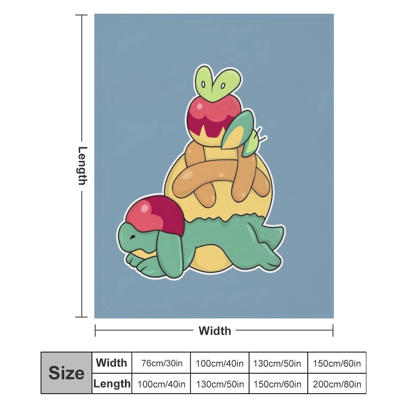 Декоративное одеяло Appletun and Applin