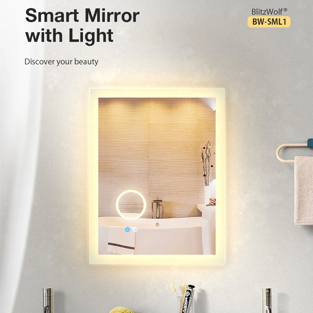 

Upright Modern LED Mirror Lights Wall Lamp Bathroom Bedroom Headboard Wall Sconce Lampe Deco Anti-fog Espelho Banheiro EU STOCK