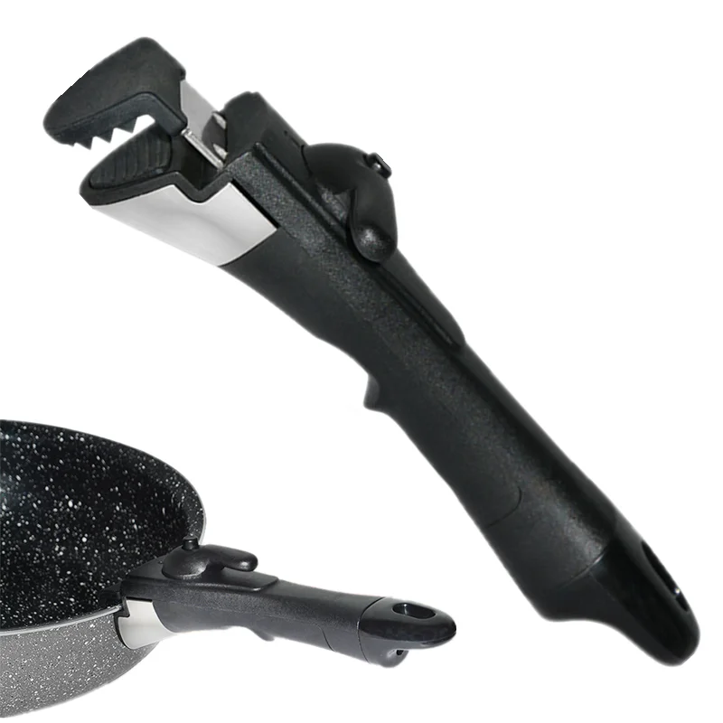 

Tableware Detachable Replacement Clip Hand Grip Universal Ergonomic Kitchen Accessories Removable Pan Pot Handle for Cookware