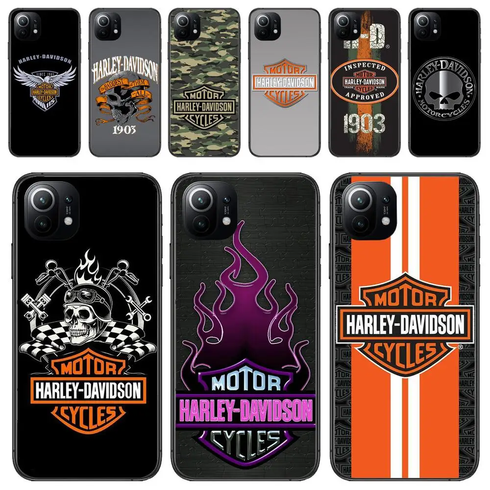 Motorcycle Harleys Davidsons New Phone Case For Xiaomi 13 12 11T 9 11 10C 9T 8 9SE 11i Lite Ultra Note10 Poco F3 M4 M3 Pro Cover