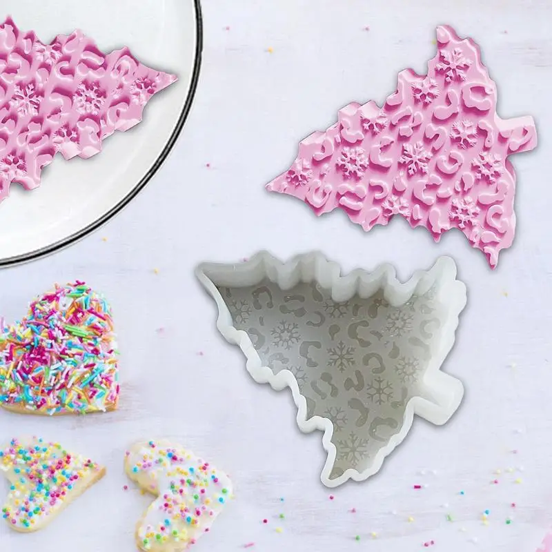 Форма для рождественской елки формы мыла ручной работы силиконовые