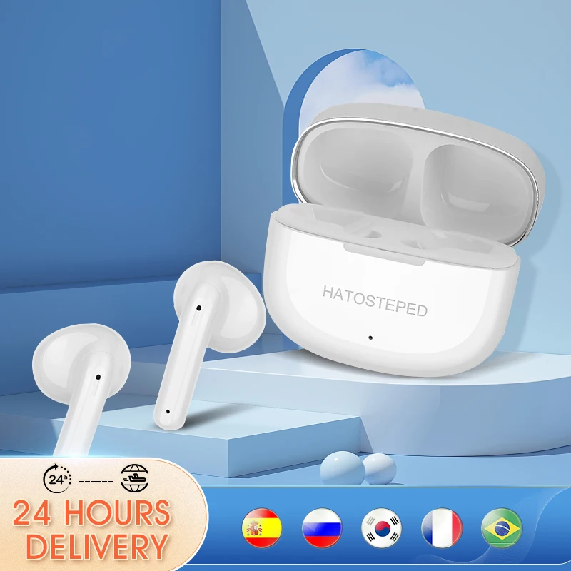 

LP40 Max Bluetooth Earphones Wireless TWS Semi-In-Ear Noise Cancelling Sports Touch HD HIFI 3D Sround Headphones V5.1 Headsets