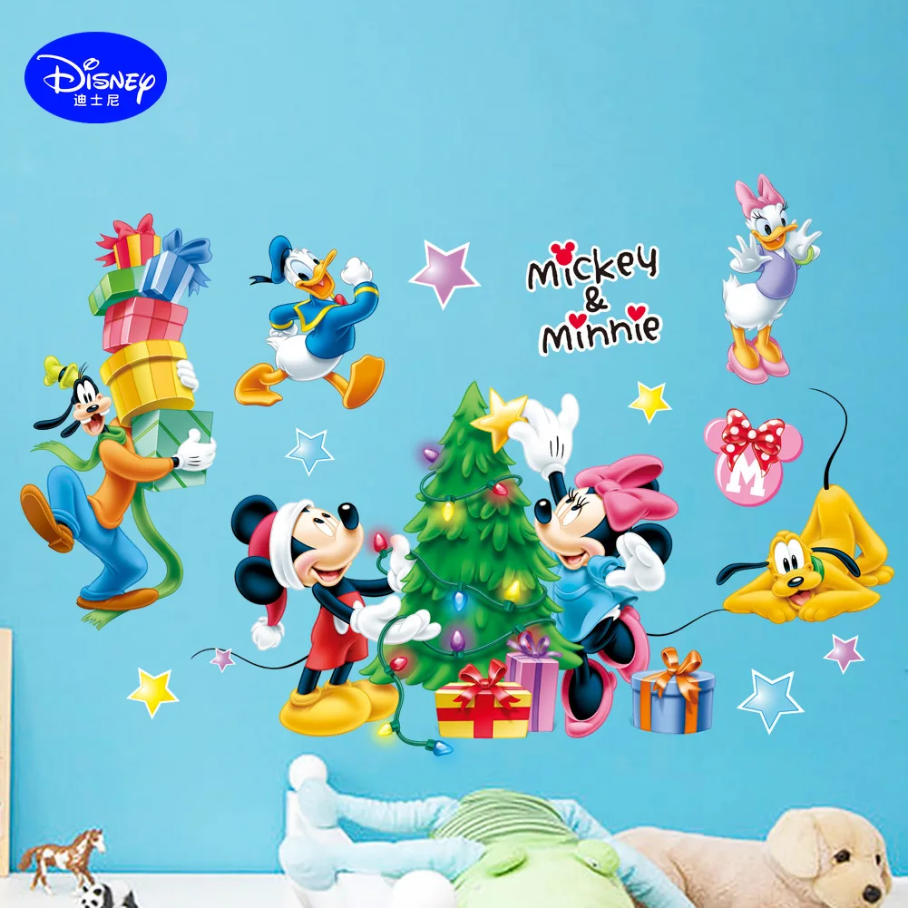 

Наклейки на стену «Микки Маус» для девочек