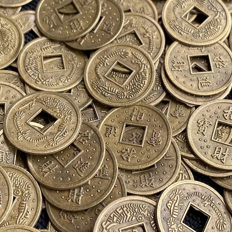 

100 шт. китайские монеты удачи ZhaoCaiJinBao