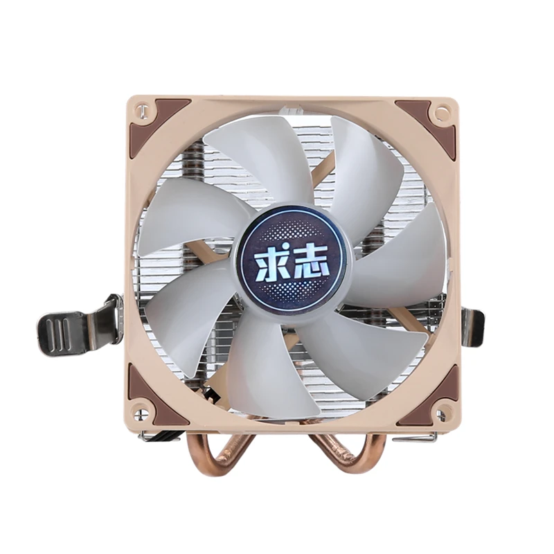 Кулер для процессора Intel LGA 2011 1200 1356 1150 1156 1155 1700 90 мм с 2 тепловыми трубками X79 X99 -