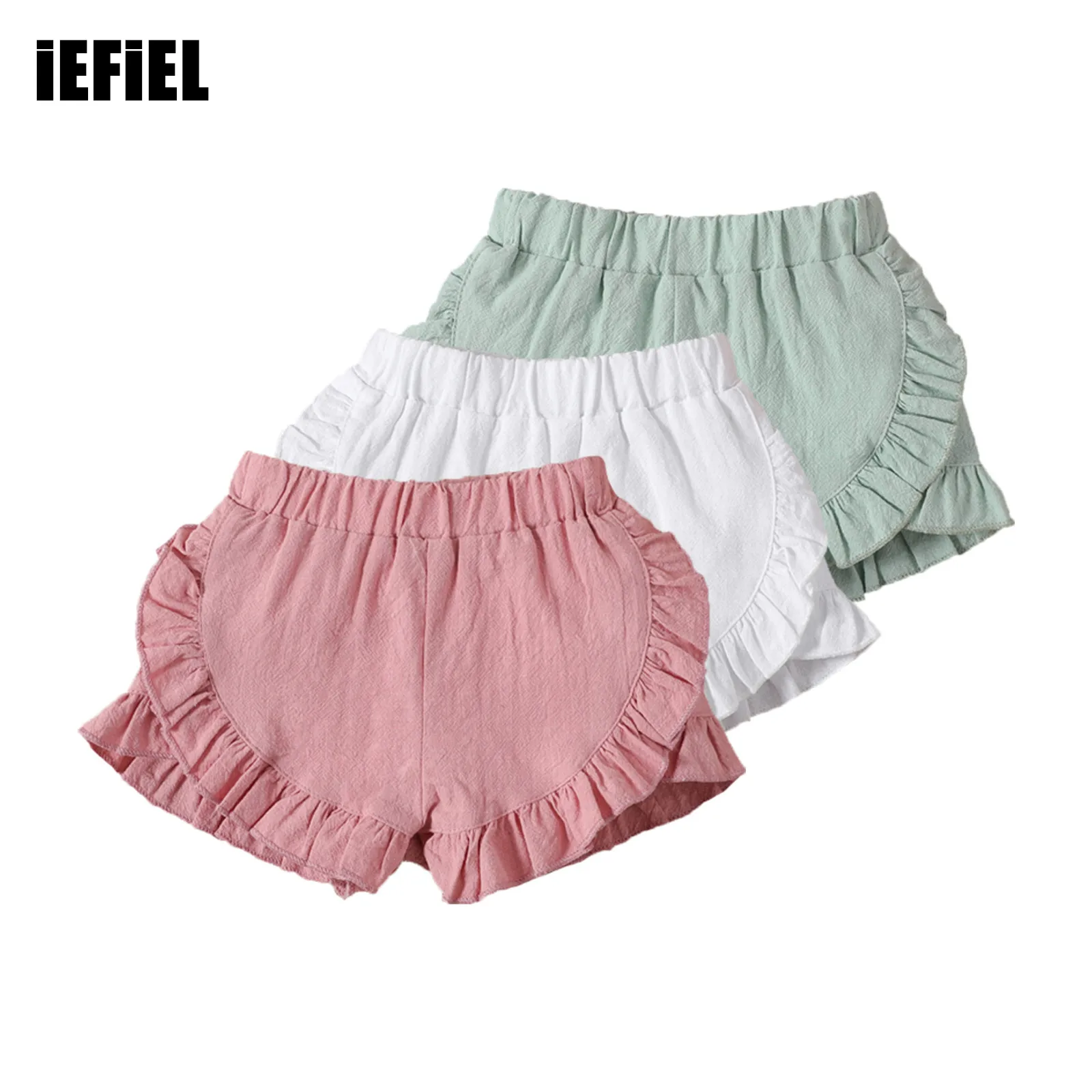 

Baby Girls Summer Cotton Boyshorts Bloomers Ruffled Flounce Bloomers Underwear Loose Harem Shorts Breathable Knickers Diaper