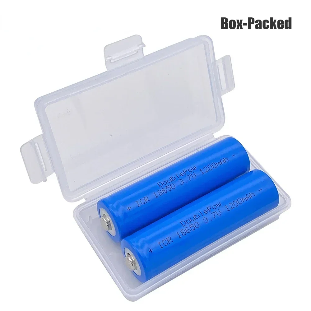 Фото 2200mah 18650 Li-ion Batteries With Charger 3.7V Rechargeable Battery For Electric Pointer Doorbell Flashlight Lithium Battery №3