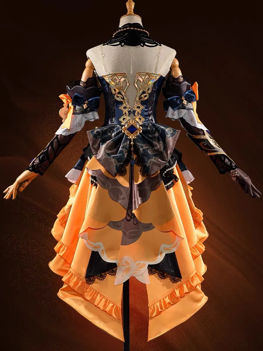 Оригинальный костюм Бога Navia Фонтейн косплей игра для девочек Хэллоуин