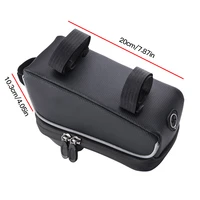 bike frame bag cycling waterproof touch screen phone storage pannier bicycle large capacity pouch