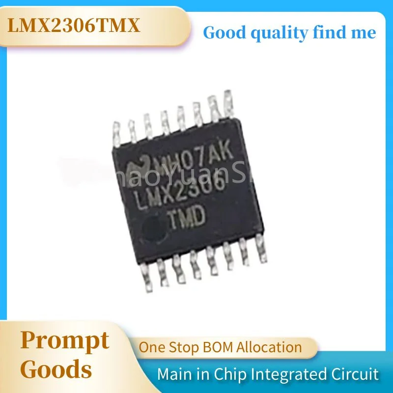 Маломощный радиочастотный синтезатор LMX2306TMX, новый импортный оригинальный