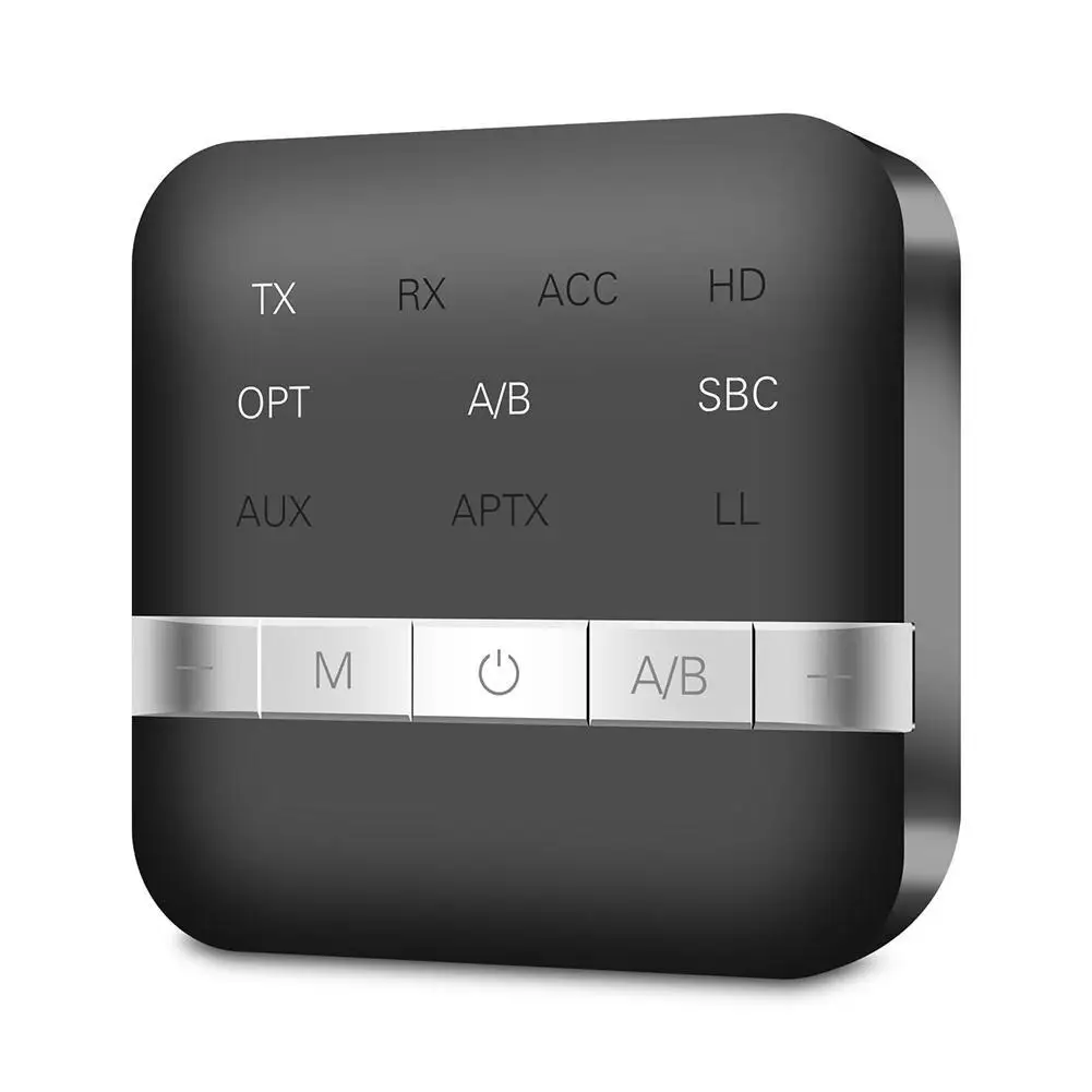 

Bluetooth-compatible Adapter CSR8675 5.0 APT-X HD Low Latency Transmitter Receiver 2-in-1 Audio Wireless Adapter