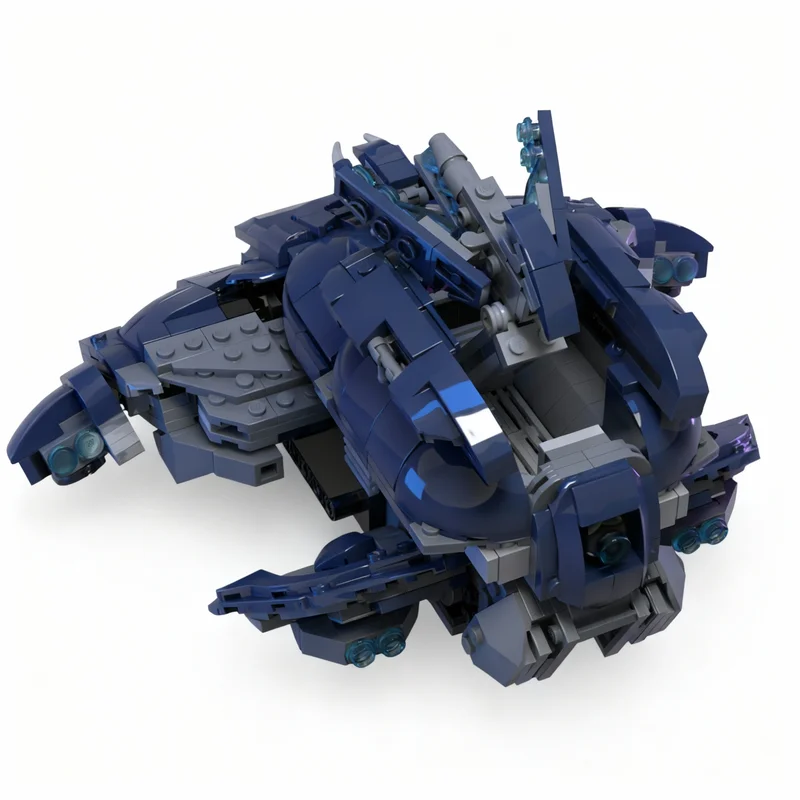 Фото 813 деталей MOC T26 Zurdo Pattern Wraith Mortar Tank Halo Space — Конструктор, креативный подарок, DIY-декор для взрослых, премиум-класс №3