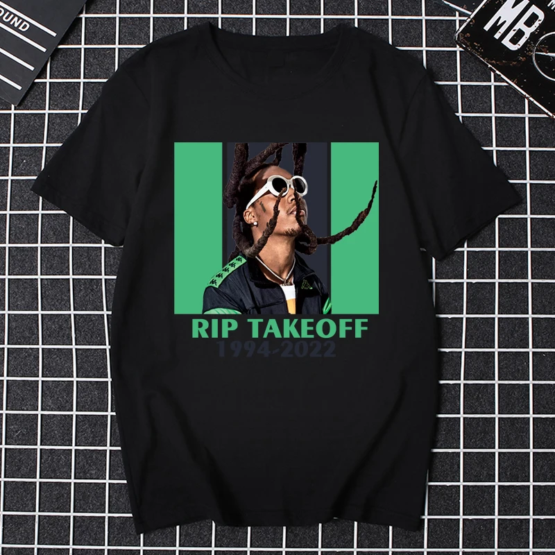 

Womne Men Gothic Trending Retro Shirt Rip Takeoff 1944-2022 Rest In Peace Graphic T Shirts Rock and Roll Rap Band Male T Shirt