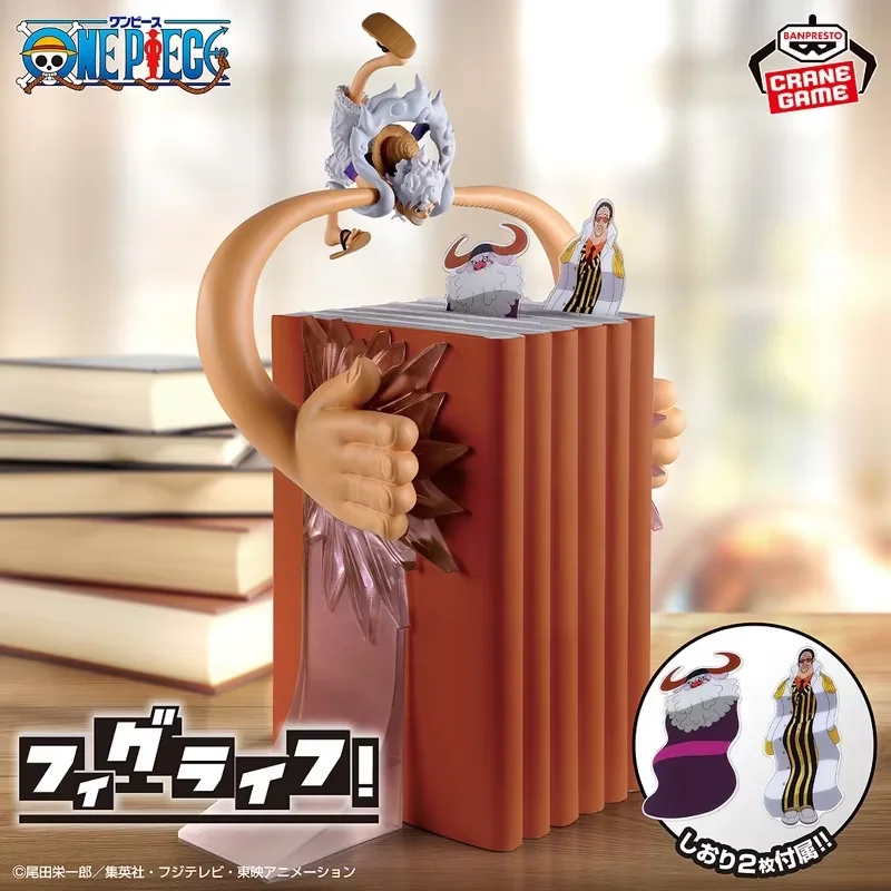Фото Фигурка Bandai Banpresto One Piece Figlife GEAR 5 Luffy NIKA NIKAMAN Helios из ПВХ, 27 см, аниме-фигурка, игрушка, подарок №1