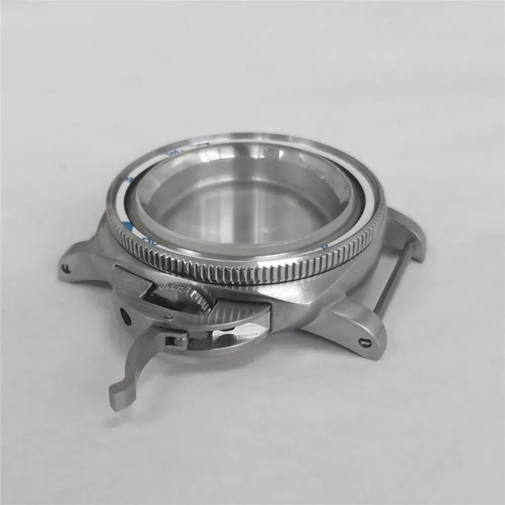 NH35 NH36 Case, Steel Inner Shadow SUB Bezel Mineral Mirror Case Stainless Steel 42MM Watch Case for NH35/NH36/4R/7S Movement