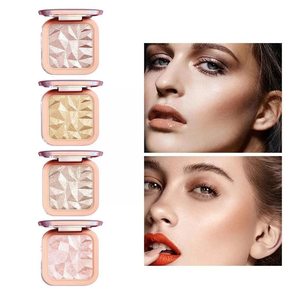 

High Gloss Powder, Face Highlighter Powder Patting Powder Cosmetic Glow Body Tool Gloss Glitter Makeup Face Contour Makeup K2A9