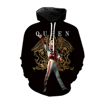 3d printed rock queen band hoodie sweatshirt men women casual hip hop kids singer fall hoodie sweatshirt men women
