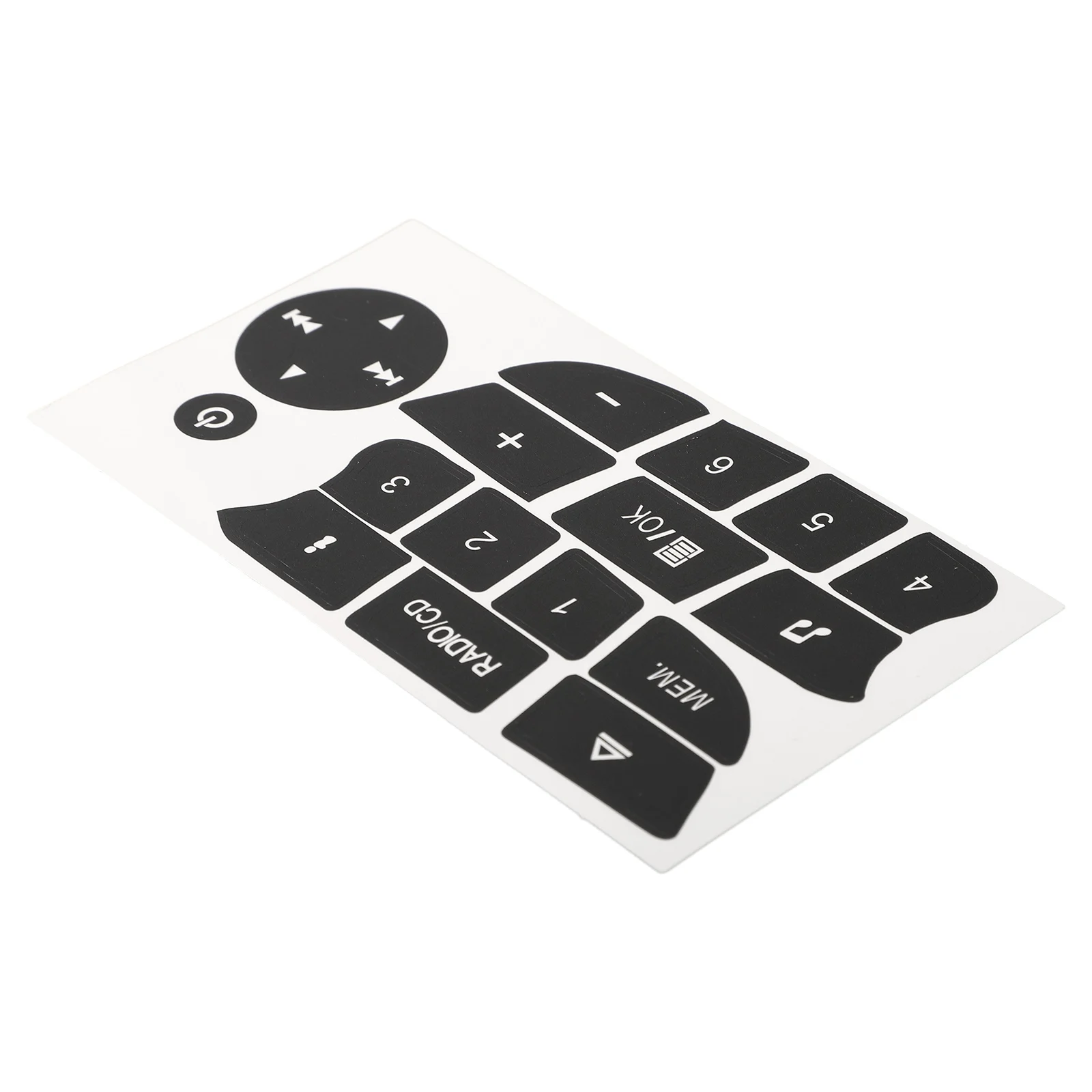 Авто радио CD Aufkleber Reparatur Getragen Knopf Schalter для Clio Megane 2009-2011 ремонт радиокнопок наклейка