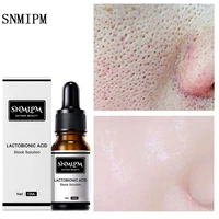 lactobionic acid shrink pores face serum cleaning exfoliating essence whitening oil control brighten fade dark spots skin care