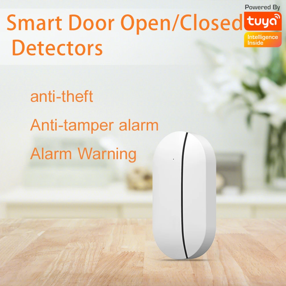 MEIAN Door Alarm Zigbee3.0 Smart Home Alarm Systems Security Home  Door/window Sensor  App Control Smart Devices for Home-4pcs enlarge
