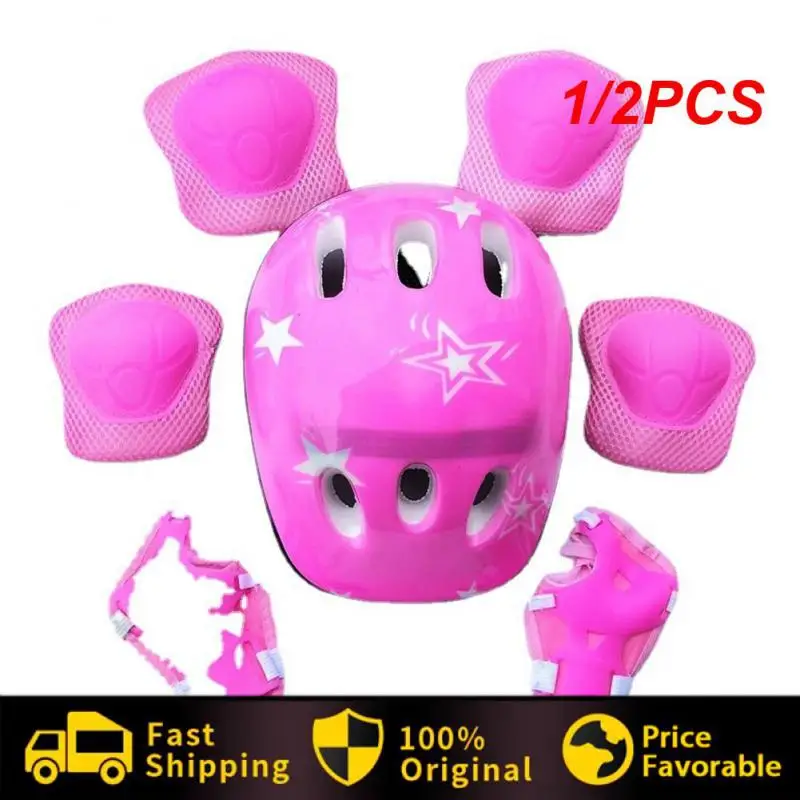 

Детский яркий комплект детской защитной экипировки, 1/2 шт., Детские наколенники для баланса, велосипеда, скейтборда