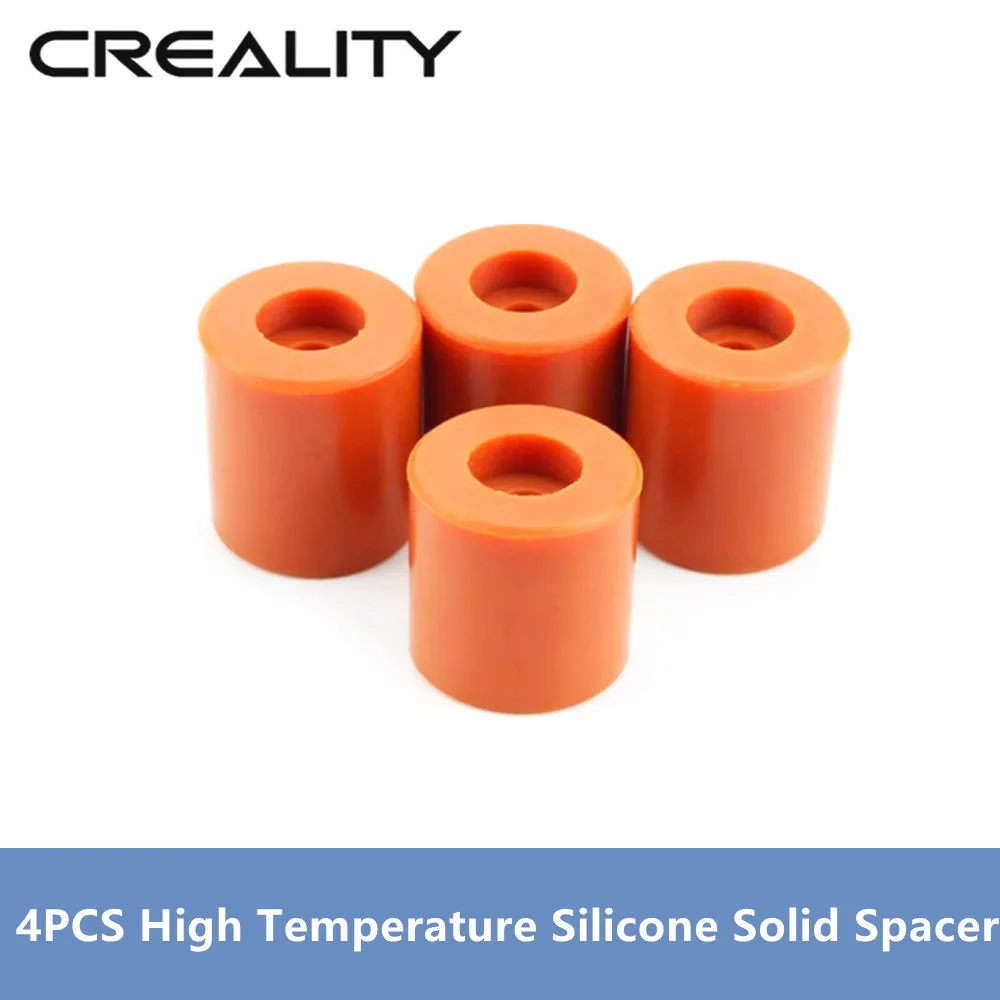 

CREALITY 3D Printer Parts High Temperature Silicone Solid Spacer Hot Bed Leveling Column 4PCS For Ender-3 Series CR-10 Series