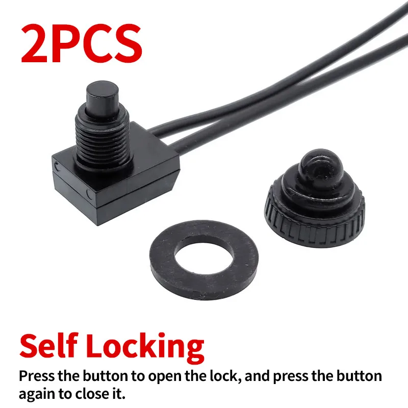 

CNMAWAY KP107S пластиковый водонепроницаемый самоблокирующийся переключатель