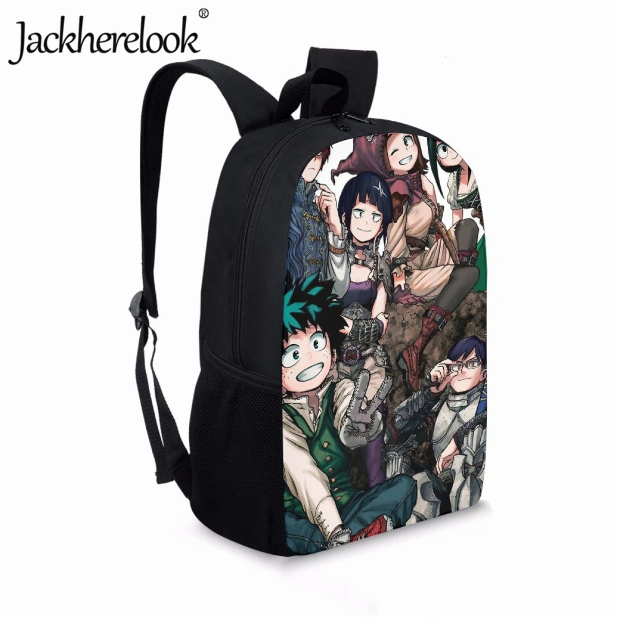 Jackherelook 17inch School Bags Child Cartoon My Hero Academia Book Bags Kids Boys Girls Leisure Travel Backpack Youth Mochila