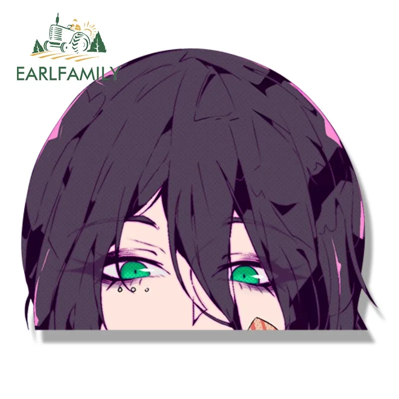 EARLFAMILY Gyaru Reze Fanart Автомобильная наклейка аниме бензопила человек эскиз Waifu JDM