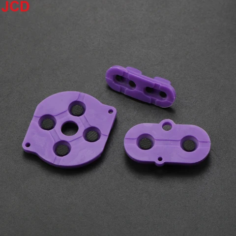 JCD 1 комплект, резиновая проводящая кнопка A-B d-pad для Game Boy, цветной корпус GBC, силиконовая клавиатура для запуска и выбора