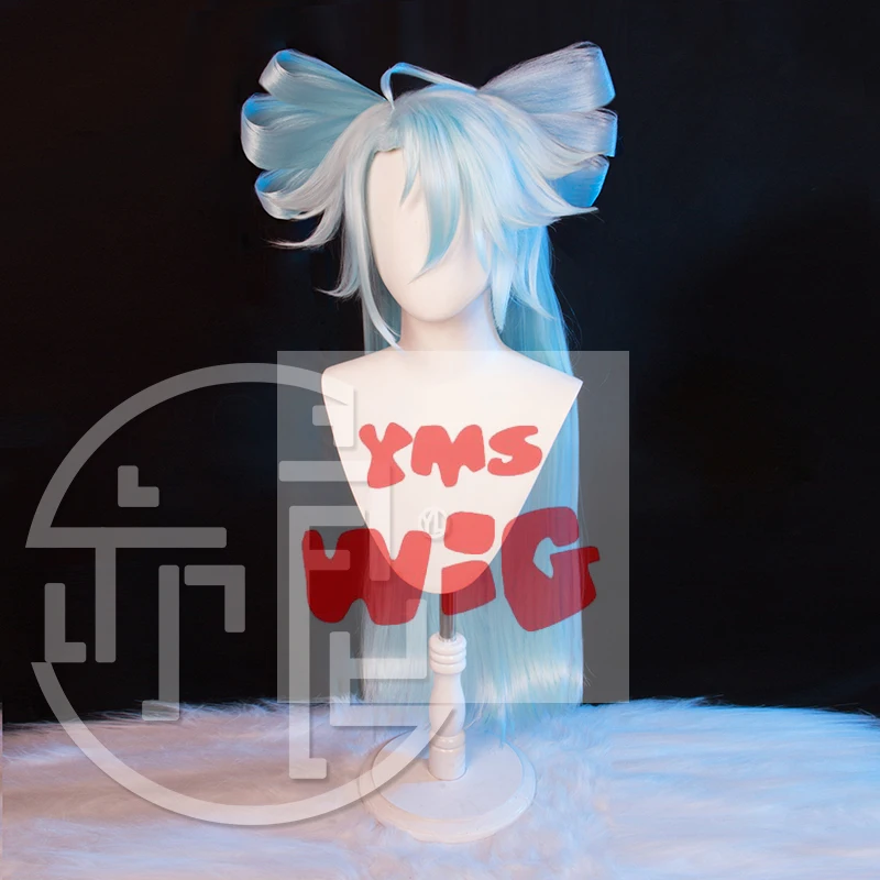 Парик для косплея Game Girls Frontline PA-15 синие длинные термостойкие синтетические