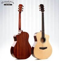 oriental cherry guitar 41 inch spruce solid body mahogany back side acoustic guitar electric high quality guitar w xs4 eq