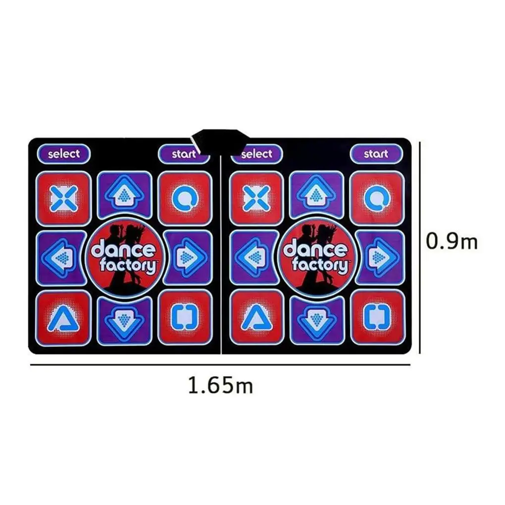 

Double Wireless Dancing Mat Computer Foldable Exercise Pads Somatosensory Dance Machine Weight Loss Cushion Running Game Blanket