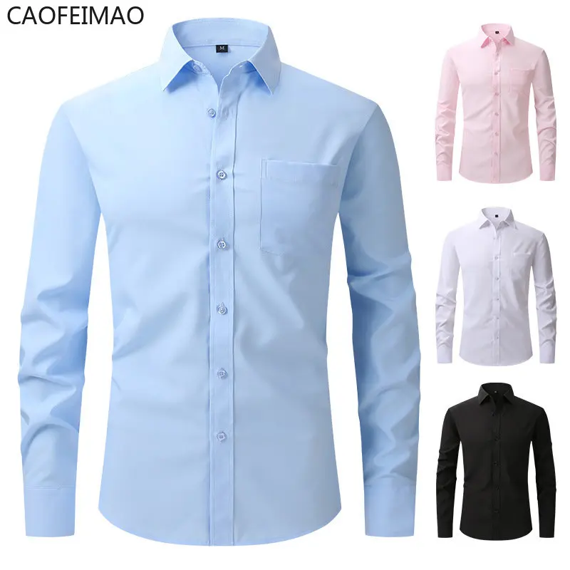 

2023 New Shirts for Men Clothing Camisa Masculina Blusas Ropa Camisas De Hombre Chemise Homme Vintage Long Sleeve Blouses Roupas