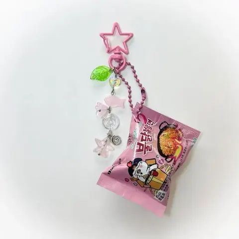 Брелок имитация корейской сумки для еды