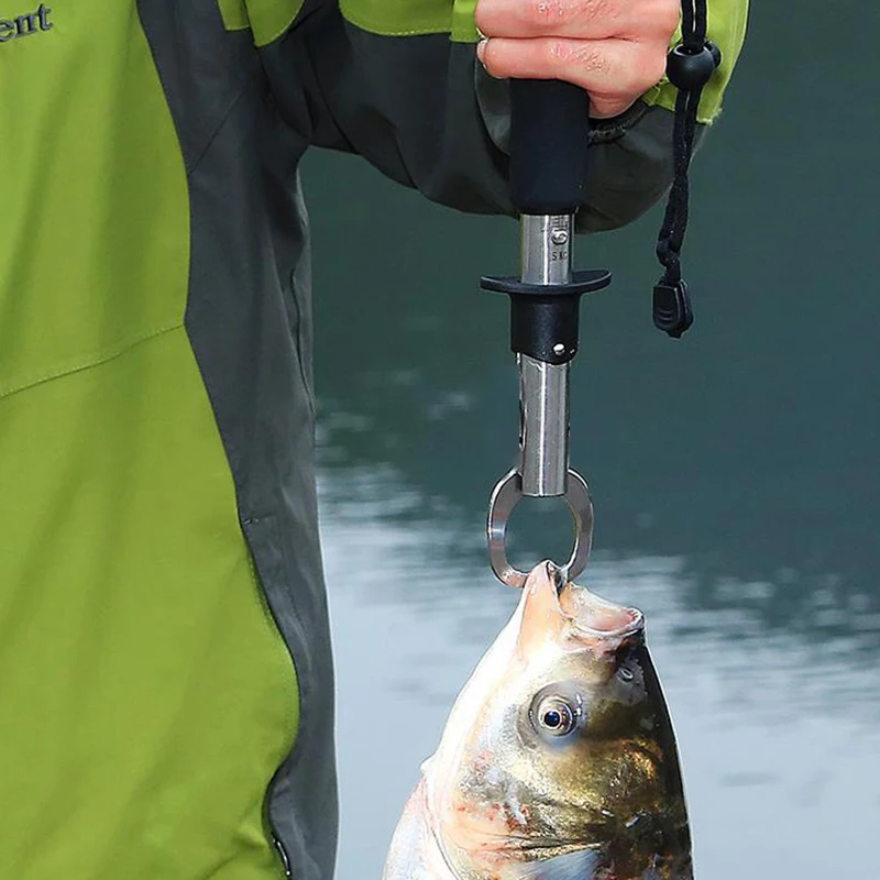 

Portable Fishing Gripper Fish Controller Stainless Steel Fish Lip Grip Handle Grab Carp Fishing Lip Tool Clip Clamp Cutter Plier