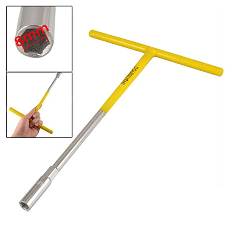 Шестигранный ключ с резиновым покрытием Т-образная ручка 8 мм 10 для ремонта