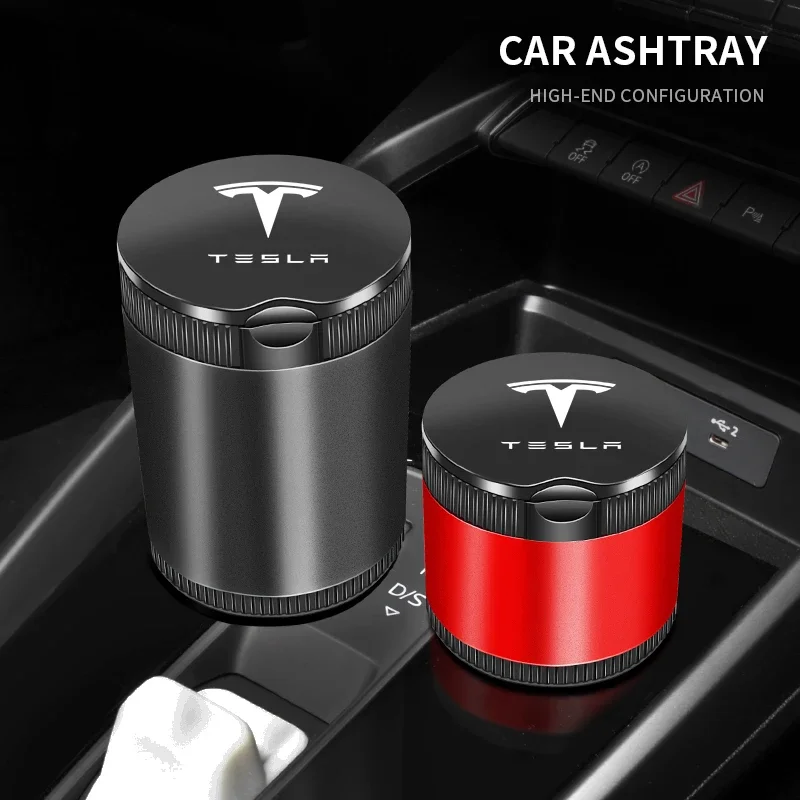 Автомобиль с крышкой защита от запаха чашка пепельницы для Tesla Model 3 Roadster Y Bonina Juguete