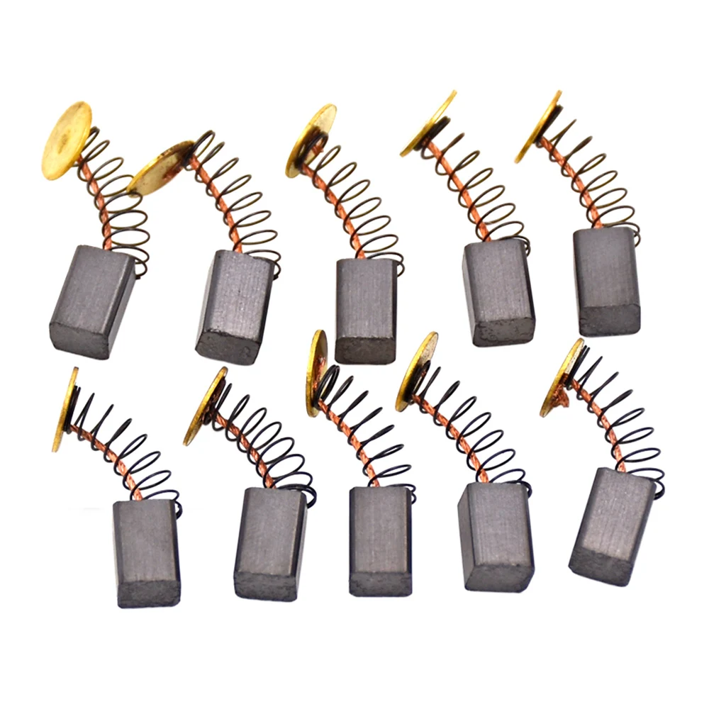 

GOXAWEE 10pcs Dremel Accessories Carbon Brushes for Mini Drill Electric Tools Brush Power Tools Accessories