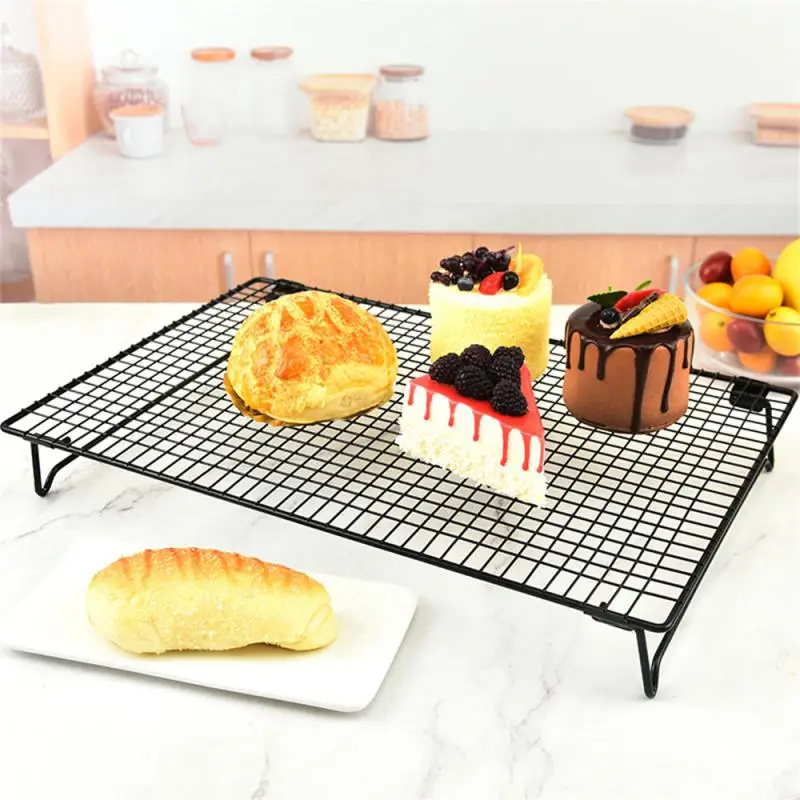 

Подставка для выпечки из нержавеющей стали, простой в использовании антипригарный современный минималистичный инструмент с сеткой