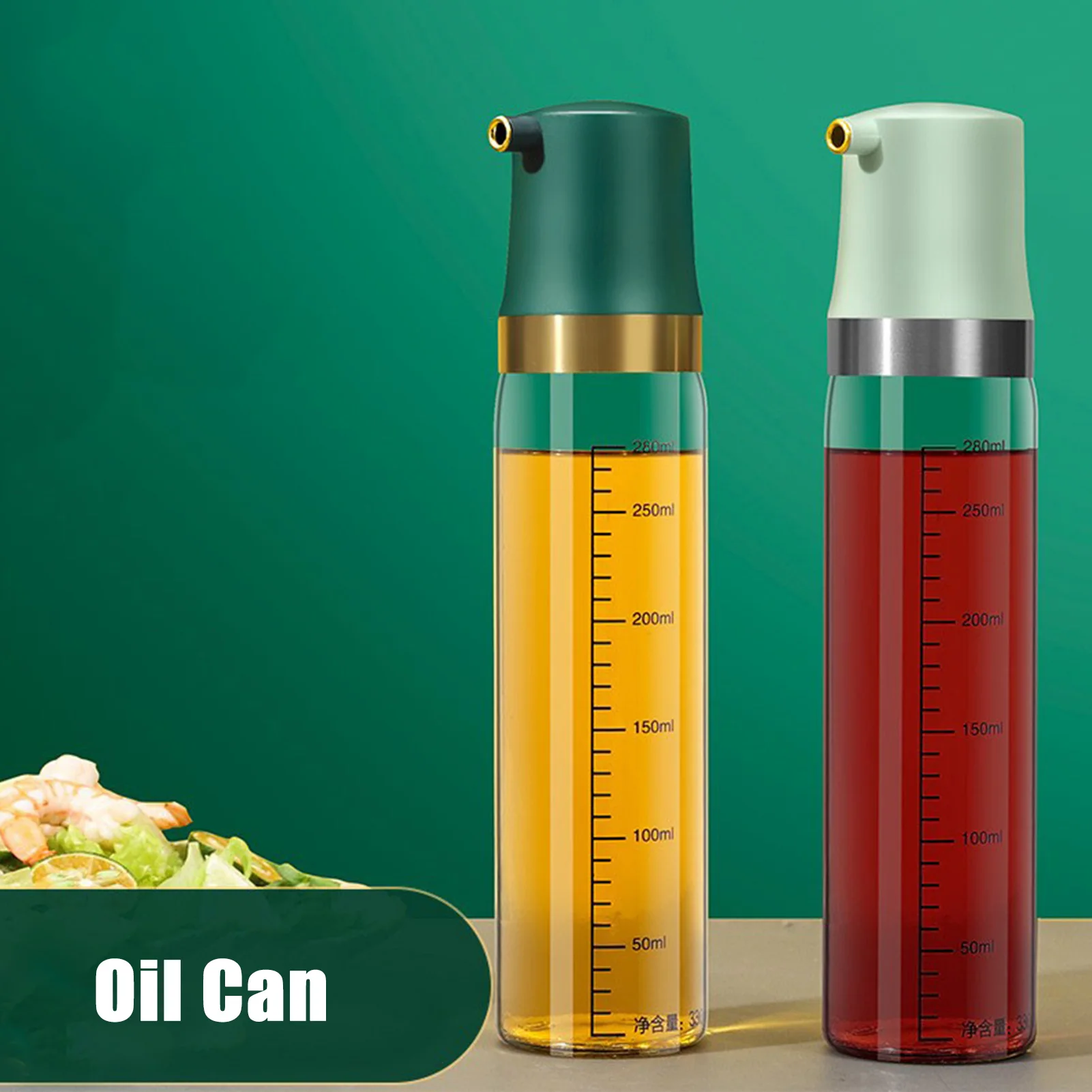 

Oil Bottles Soy Sauce Dispenser Glass Cruet Dispenser Oil Container Bottle for Olive Oil Vinegar Kitchen Cooking Barbecue Tool