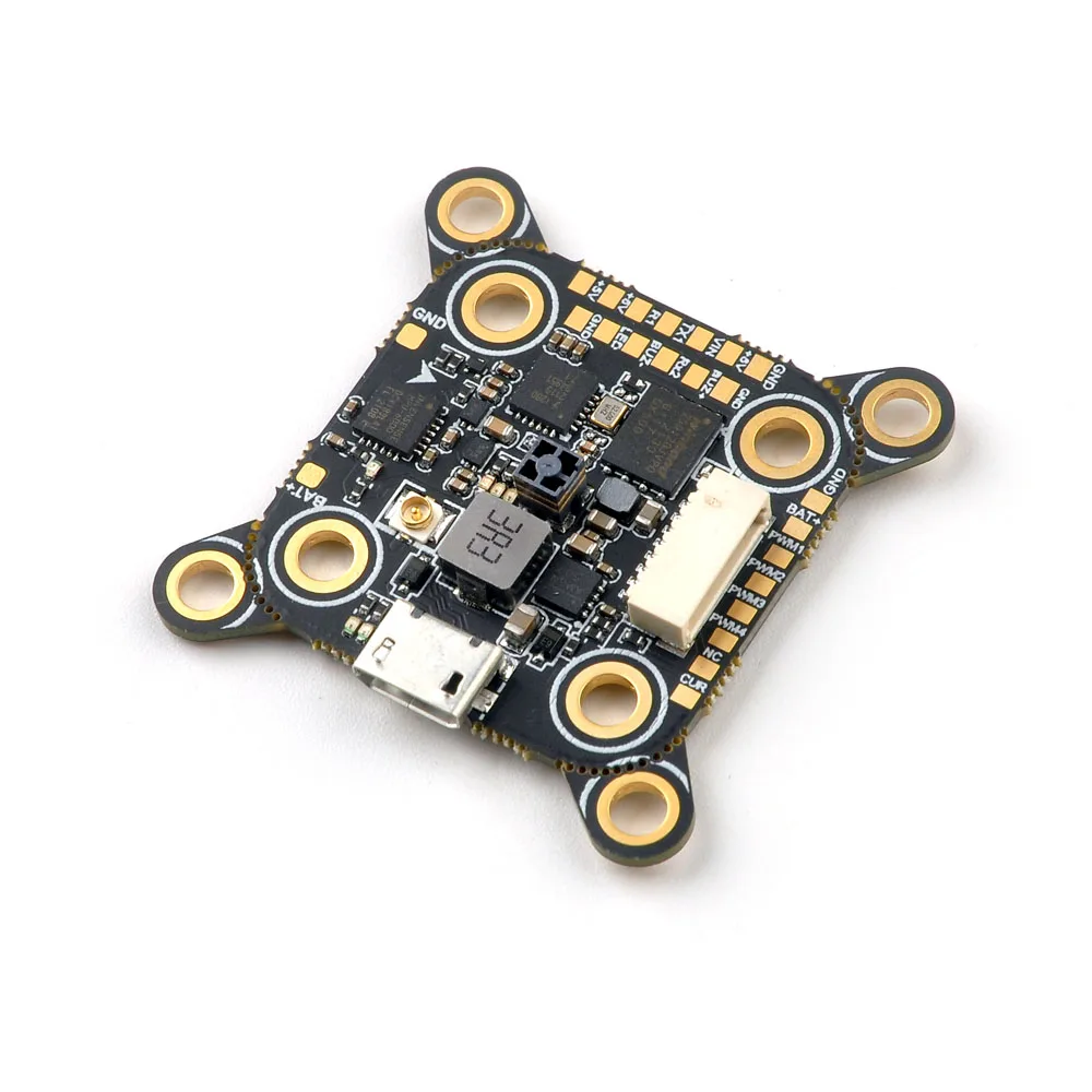 

HappyModel Pancake 2-6S AIO F4 Flight Controller Built-in SPI ELRS 2.4G 400mw OpenVTX Compatible with 20X20 35.5X35.5mm Stack