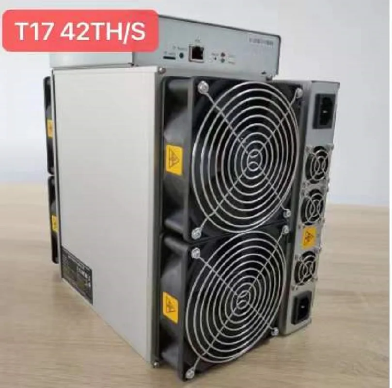 

FOR AntMiner T17 42TH/S With PSU Better Than antminer L3 plus Antminer s9 Improved Bitcoin Mining Machine
