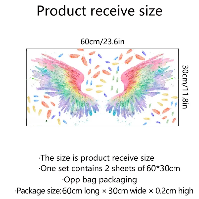 Красочные перья креативные наклейки на стену фон для спальни гостиной украшение