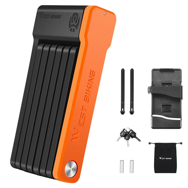 

WEST BIKING Anti-Shear Of Hydraulic Cutter Folding Cycling MTB Bike Lock Anti Theft Motorcycle Lock E-Bike Part Chain Lock