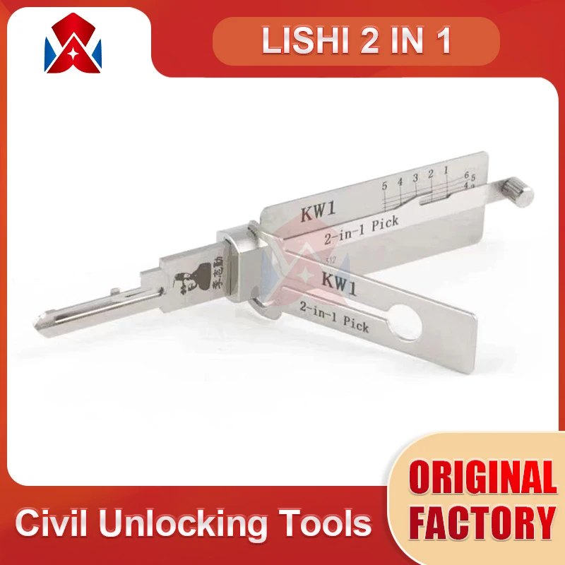 

Original Lishi 2 in 1 decoder Tools KW1 KW5 R52 R52L SC1 SC1-L SC4 SC4-L Lock Pick Decoder For house lock tools