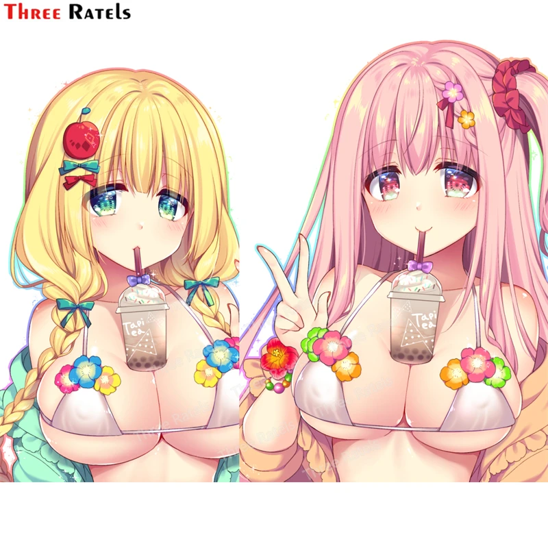 

Three Ratels E883 Amy Original Car Stickers Windshield Decal Vinyl Car Accessoires Waterproof Sunscreen Vinyl Anime Decals