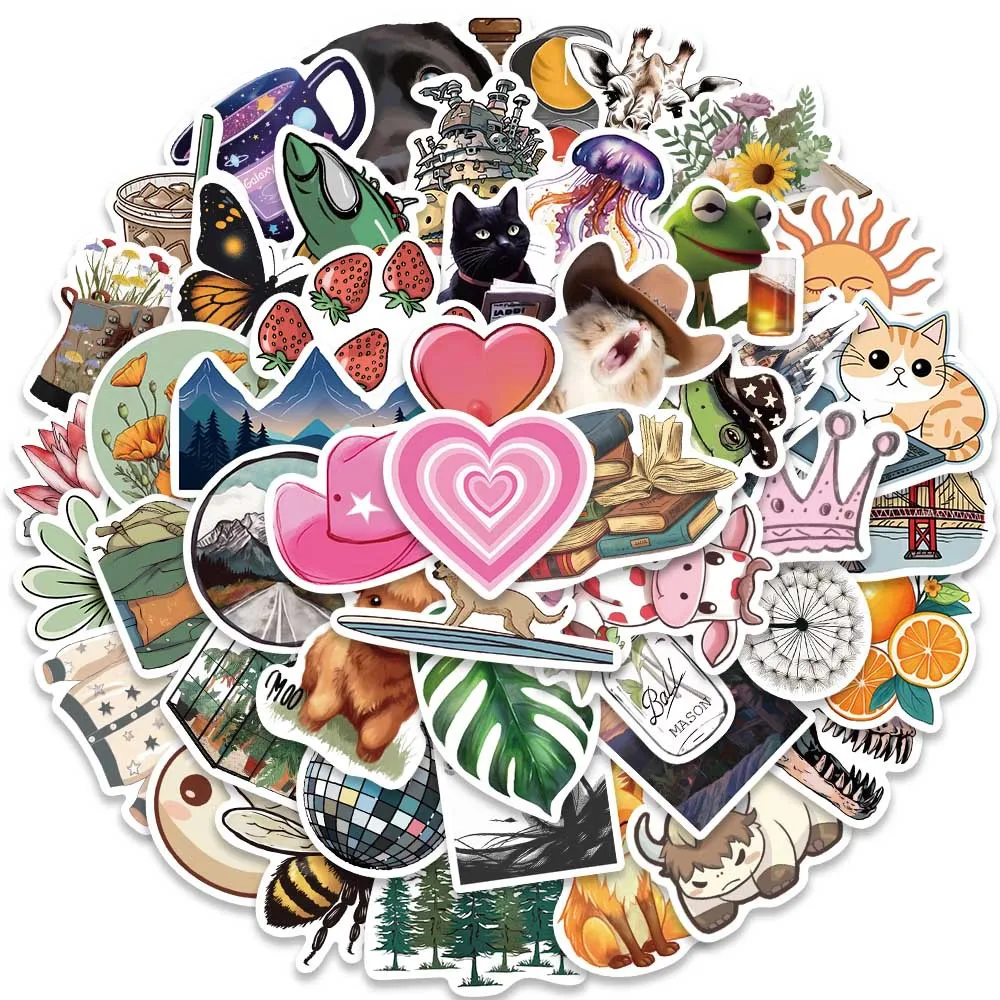 Стикеры Мультяшные горячие точки 10/30/50 шт.