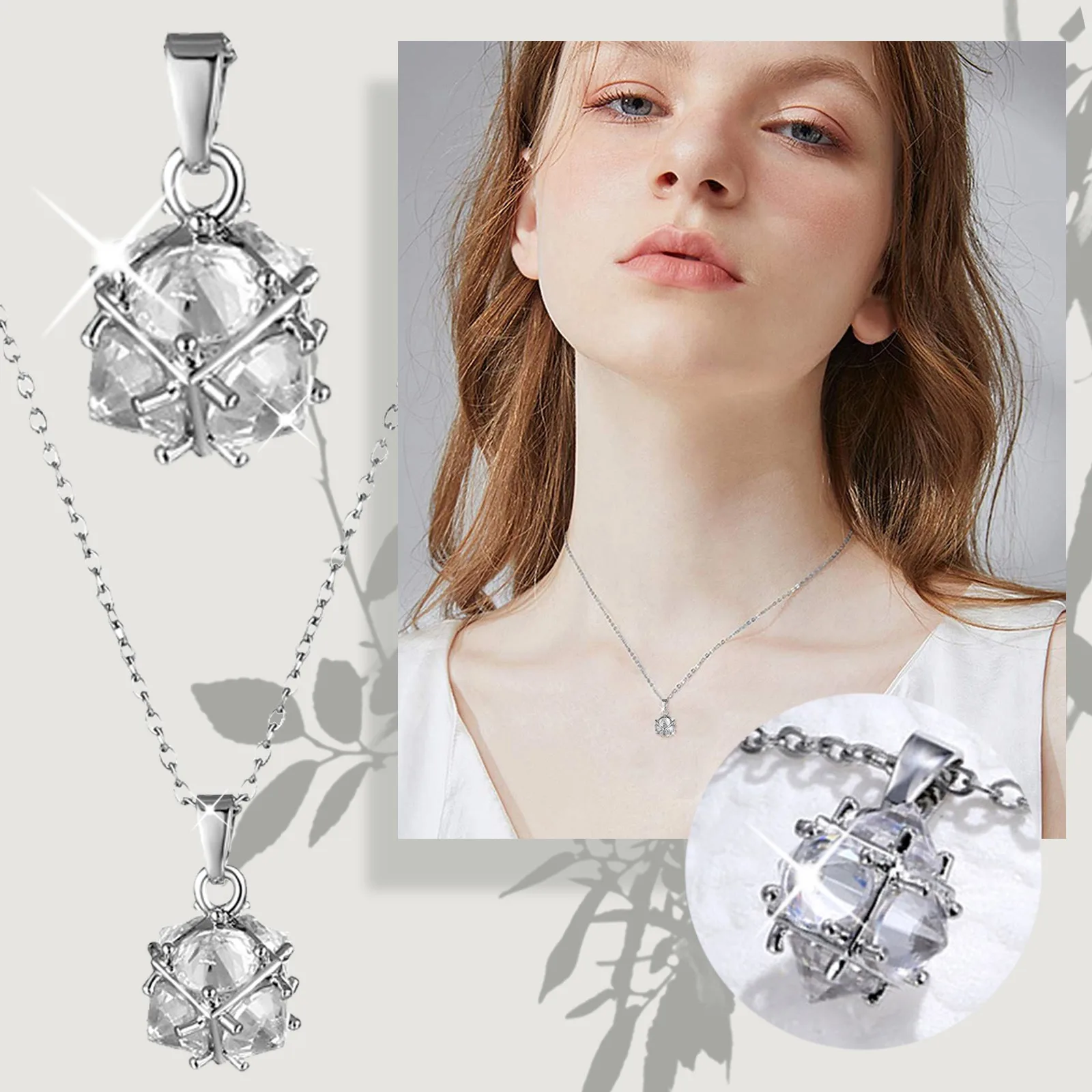 

Fashion For Women Pendants Jewelry Gifts Necklaces Special Design Pendants Snowflake Gift Graduation Jewelry Necklaces #50